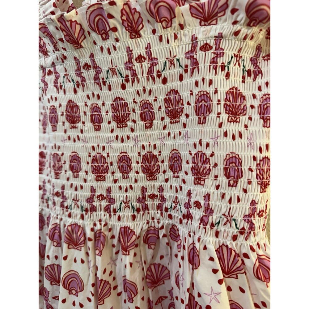 Hill House limited edition mermaid print Ellie nap dress, XS - Picture 4 of 13